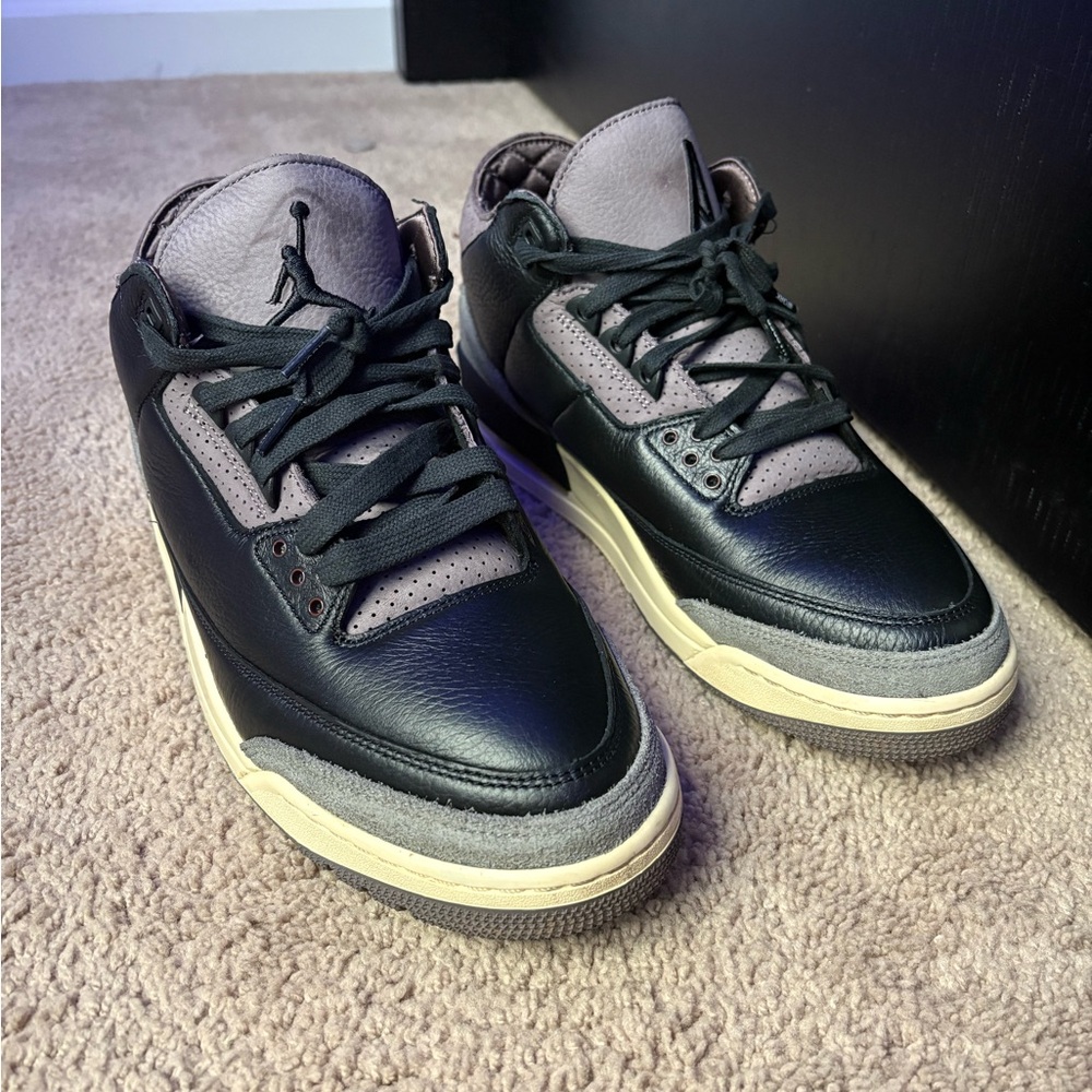 Jordan Black and Gray Sneakers